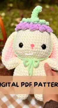 Wai.crochets (Wai Crochets) - Flower Bunny Crochet Pattern - English