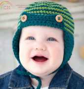 Red Heart - Ellen Gormley - SN0110 - Baby Sherlock Hat - Free