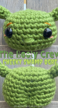 Crochet by Sarah Louise - Sarah Townsend - The Booty Crew - Cheeky Swamp Ogre - Free