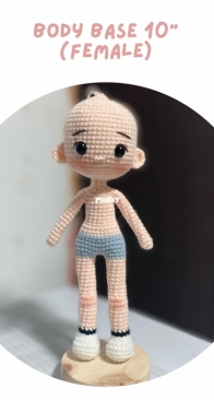 Cielowish Handcrafts - Body Base 10 inches Female
