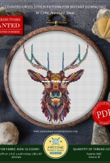 Awesome Pattern Studio - C240 - Mandala Deer XSD + PCS
