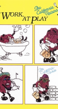 Just Cross Stitch - California Raisins Leaflet 06 - At Work At Play