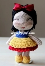Crochet Mama - Amigurumi Disney Princess Snow White Tutorial  - Free