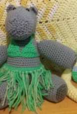 Hilda Hippo in her Beach Outfit