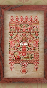 OwlForest Embroidery 0042-PR-E -  0042-Пр-Э Painted Distaft PCS