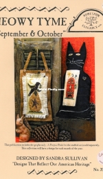 Homespun Elegance 207 Meowy Tyme - September & October