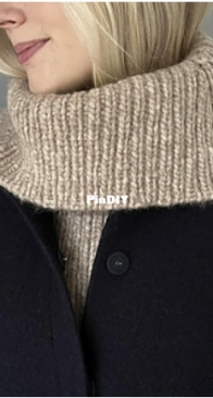 My Shaped Roll neck by Kirsten Nørgaard - NORgardknitters