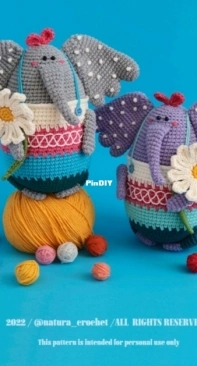 Natura Crochet - Natasha Tishchenko - Florence the Elephant