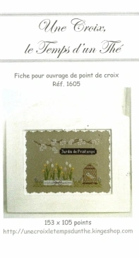 Une Croix le Temps dun Thé - Réf. 1605