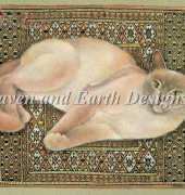 HAED HAEDLAI 118 Ollie On The Eastern Carpet  by Lesley  Anne Ivory