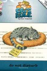 Heritage CRDD1134 Cats Rule - Do Not Disturb by Peter Underhill