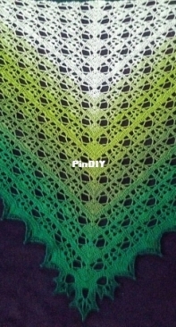 Morben Design - Jasmin Räsänen - Aranuir Shawl - English and German