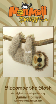 Moji Moji Design - Janine Holmes - Slocombe the Sloth