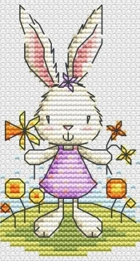 Spring Bunny by Durene Jones - Free