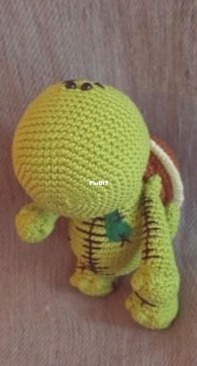 Yvs Häkelzeugs- Yvonne Beutner - Sheldon the Turtle - Sheldon Schildkröte - German
