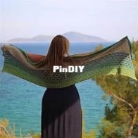 Colour Me In Wrap by Jem Arrowsmith - Under the Olive Tree Knits