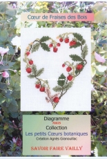 Savoir Faire Vailly 70025 Coeur Fraises des Bois by Agnes Granouillac