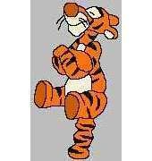 Cross Stitch Creations - Bouncing Tigger
