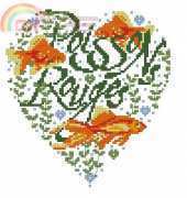 Isabelle Vautier IV-Coeur Saison 6 Gold Fish Heart 50102 / Poissons rouges