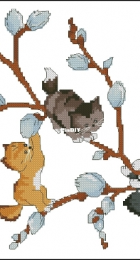 Cats in the willow by Tani211 -  Tatyana Marchukova XSD