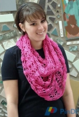 Knitting Fever-Tristan Infinity Cowl by Nancy Nagle-Free