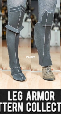 Kamui Cosplay - Svetlana and Benjamin Schwarz - Leg Armor Pattern Collection