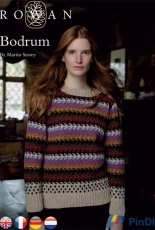 Bodrum pullover by Martin Storey - Rowan - English, French, German, Dutch - Free