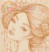 Love Thy Thread - Sepia Geisha by Beverly Robinson