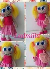 Mini Blonde Hair Doll