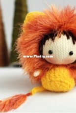 Denizas Toys Joys-Shaggy Lion Doll Toy from the Tanoshi series