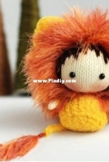Denizas Toys Joys-Shaggy Lion Doll Toy from the Tanoshi series