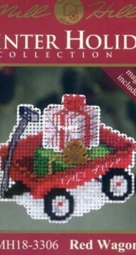 Mill Hill - Winter Holiday Collection MH18-3306 Red Wagon XSD