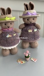 Bunny Garden Apron by Suzanne Palmer_Free