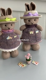 Bunny Garden Apron by Suzanne Palmer_Free