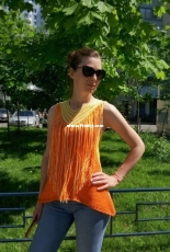 top " Orange summer"