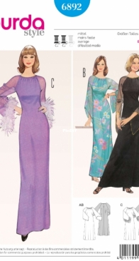 Burda Style - 6892 - Dress