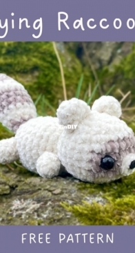 Crochetwithgina - Gina Marie - Lying Raccoon - Free