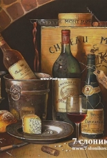 7 Elephants (7 слоников) - Still life with wine