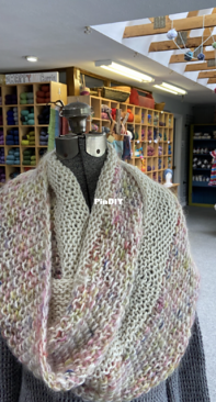 Fluffy Mohair Cowl by Carrie McKie-Free