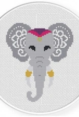 Daily Cross Stitch - Diwali Elephant