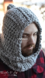 Whistle and Ivy - Bethany Dearden - Farmers Chunky Hooded Cowl - Free