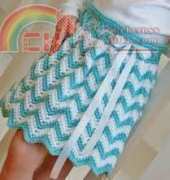A Crocheted Simplicity - Jennifer Pionk - Chasing Chevrons Skirt