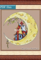 Town on the Moon by Maria Brovko