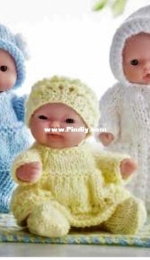 Mary Maxim #98873N-Twinkle Trio outfits