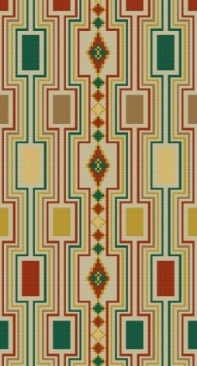 Cross Stitch Canepa - Ethnic Table Runner