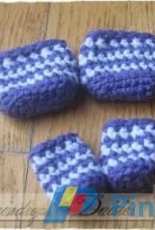 Raindrops and Daisies  - Crochet Chair Socks - Free