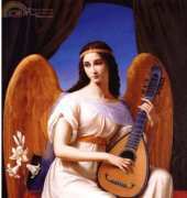 Golden Kite 2212 Angel with Lute