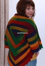 Multi-Colored Triangle Wrap by Karin Rüttinger - Free