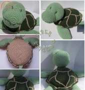 Fiber Doodles - K4TT - Pillow Pal Sea Turtle