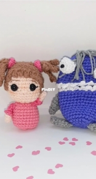 Angelescrochetcon - Angeles Crochet con Amor - Angie Mottura - Boo with Detachable Suit - Boo Con Traje Desmontable - Spanish - Free